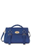 Mulberry Alexa Grained-leather Satchel Bag In Pigment Blue