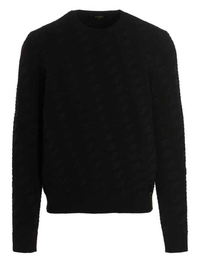 Fendi 'ff' Sweater In Black