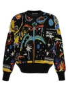 PALM ANGELS STARRY NIGHT SWEATER SWEATER, CARDIGANS MULTICOLOR