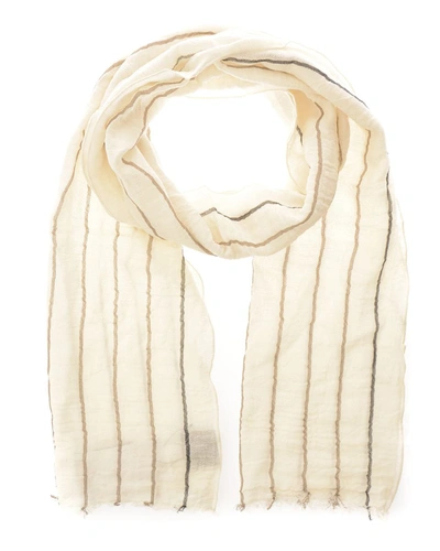 Fendi Scarf Scarves Foulard In White