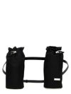 Ferragamo Double-pouch Belt Bag In Black
