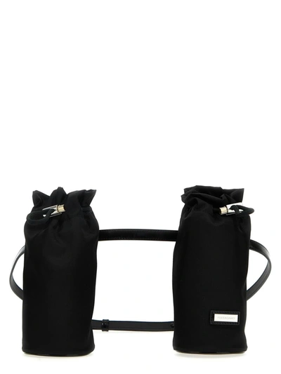 Ferragamo Mulkeocket Belt Bag In Black