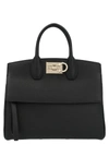 Ferragamo The Studio Small Bag In Black