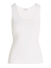 Ferragamo Second Skin Tank Top In White