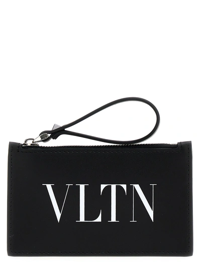 Valentino Garavani Vltn Wallets, Card Holders White/black