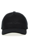 FERRAGAMO FERRAGAMO LOGO PRINTED CAP