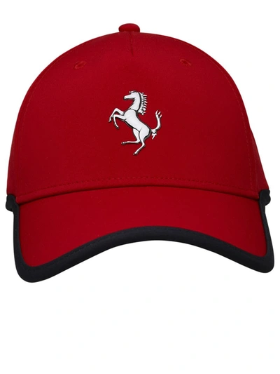 Ferrari Cappellino Logo In Red