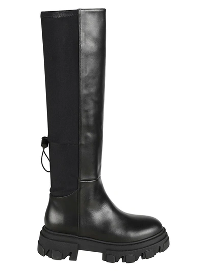 Gia Couture Boots In Black