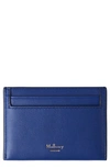 Mulberry Leather Card Case In Pigment Blue
