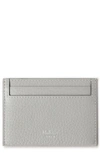 Mulberry Continental Embossed-logo Leather Carholder In Pale Grey