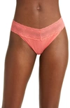 Natori Bliss Perfection Thong In Bright Coral