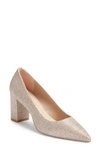 Stuart Weitzman Linsi 75 Block Pump In Poudre