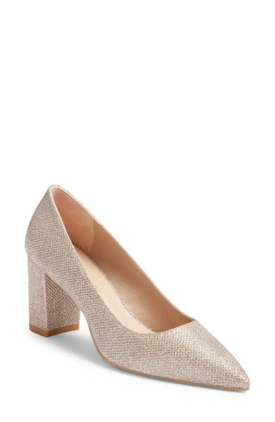 Stuart Weitzman Linsi 75 Block Pump In Poudre