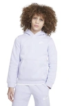 Nike Sportswear Club Big Kids' Pullover Hoodie In Purple