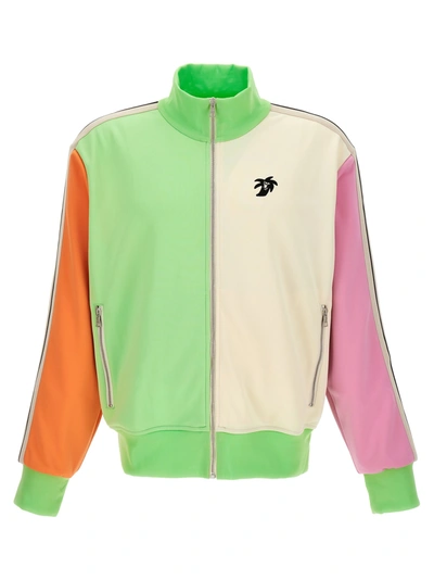 Palm Angels Multicolor Colorblock Track Sweatshirt