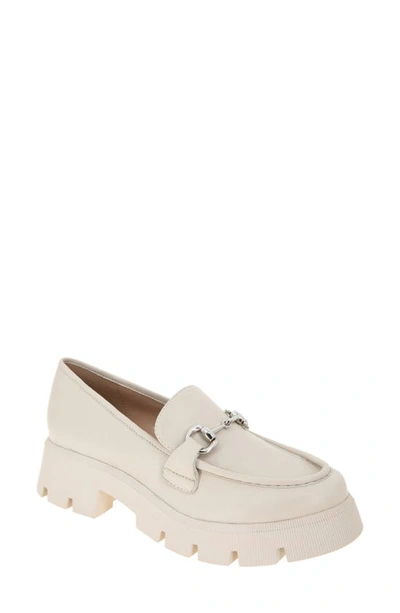 Bcbgeneration Raylin Lug Sole Loafer In Stone Leather
