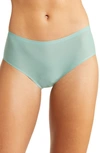 Chantelle Lingerie Soft Stretch Seamless Hipster Panties In Laurel Green