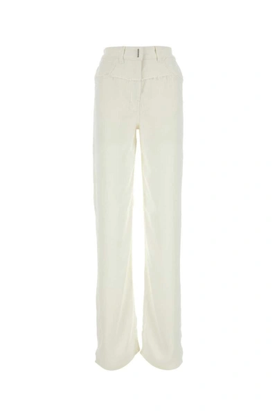 Givenchy Oversized Denim Jeans In White