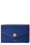 Mulberry Bifold Leather Card Case In Pigment Blue