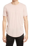 Goodlife Tri-blend Scallop Crew T-shirt In Mauve