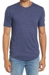 Goodlife Tri-blend Scallop Crew T-shirt In  Navy