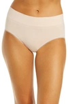 Wacoal Balancing Act Ribbed High-rise Briefs In Sand