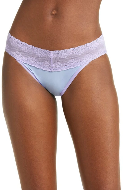 Natori Bliss Perfection Bikini In Blue Violet