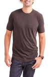 Goodlife Overdyed Triblend Scallop Crew T-shirt In Nocolor