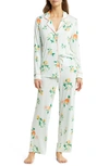 Nordstrom Moonlight Eco Pajamas In Blue Morning Fruity Floral