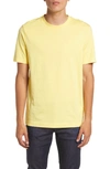 Hugo Boss Thompson Solid T-shirt In Light/ Pastel Yellow