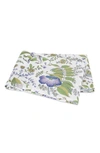 Matouk Pomegranate Linen Flat Sheet In Lilac