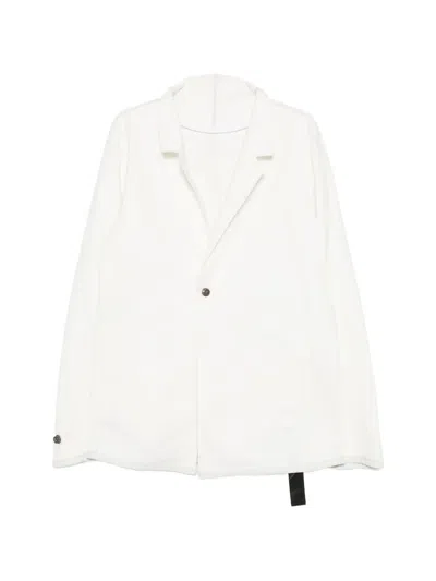 69 By Isaac Sellam Armure Button-up Blazer In White