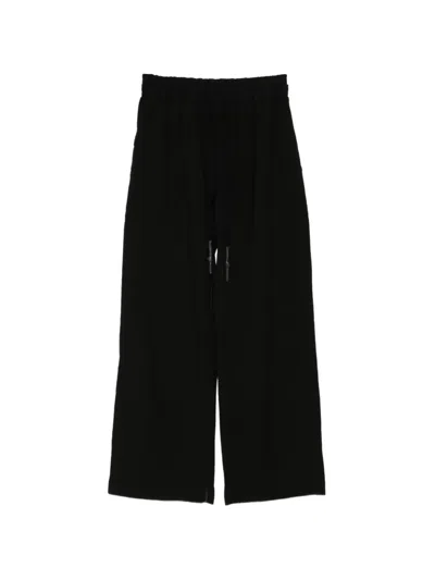 69 By Isaac Sellam Cargo-striped Track Pants In Black