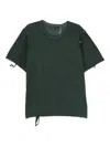 69 By Isaac Sellam Cold Dye T-shirt In Green