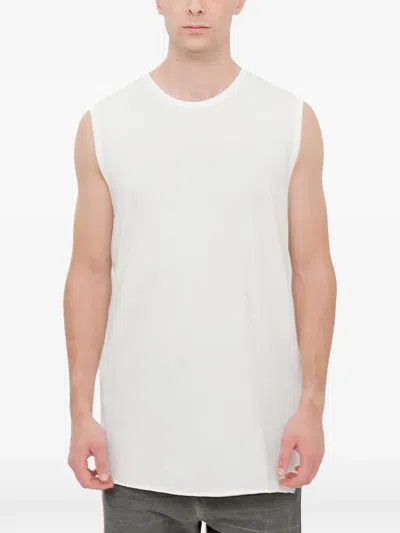 69 By Isaac Sellam Crew-neck Tank Top In White