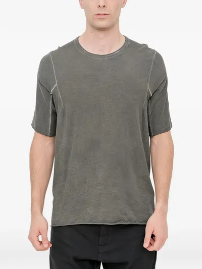 69 By Isaac Sellam Crew-neck T-shirt In Gray