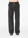 69 By Isaac Sellam Drawstring Cargo Trousers In Black
