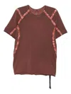 69 By Isaac Sellam Short-sleeved T-shirt In Red