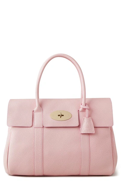 Mulberry Bayswater Leather Satchel In Powder Rose