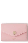 Mulberry Bifold Leather Card Case In Powder Rose