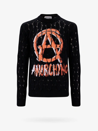 Moschino Sweater In Black