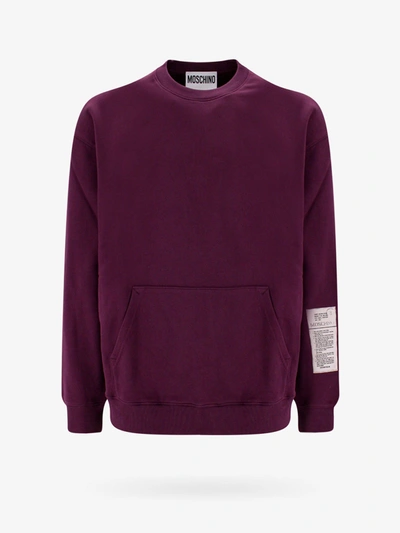 Moschino Sweatshirt In Purple