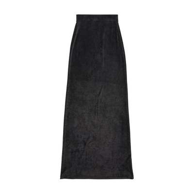 Balenciaga Maxi Skirt In Black