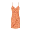 Cortana Biba Gathered Floral-print Silk Crepe De Chine Mini Dress In Print