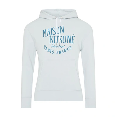 Maison Kitsuné Palais Royal Classic Hoodie In Grey_blue