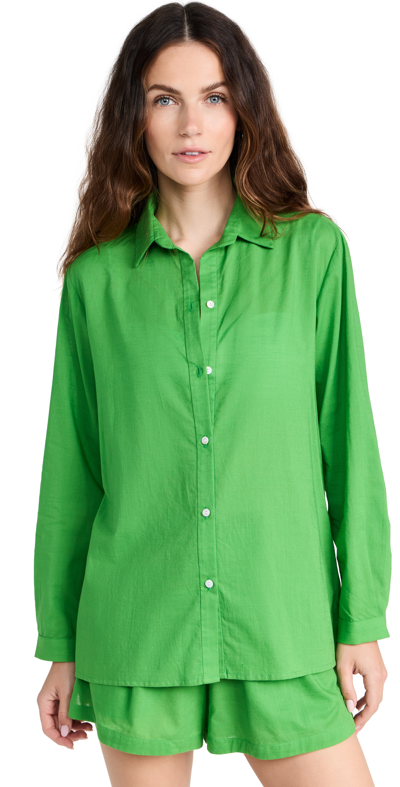 Playa Lucila Retro Top In Green