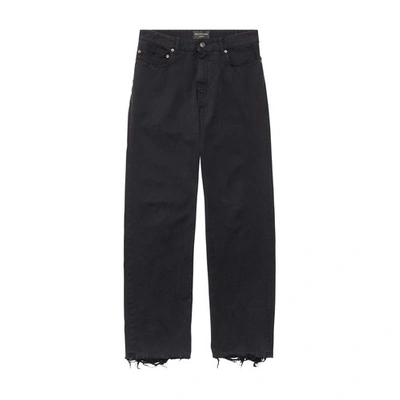 Balenciaga Medium-fit Straight Jeans In Peach_pitch_black
