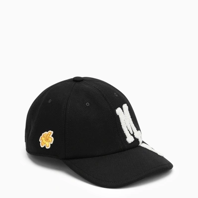 Moncler Genius Black Sports Hat With Patches