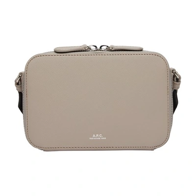 Apc Soho Camera Bag In Pearl_grey