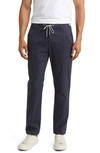 34 Heritage Formia Drawstring Pants In Navy Soft Touch